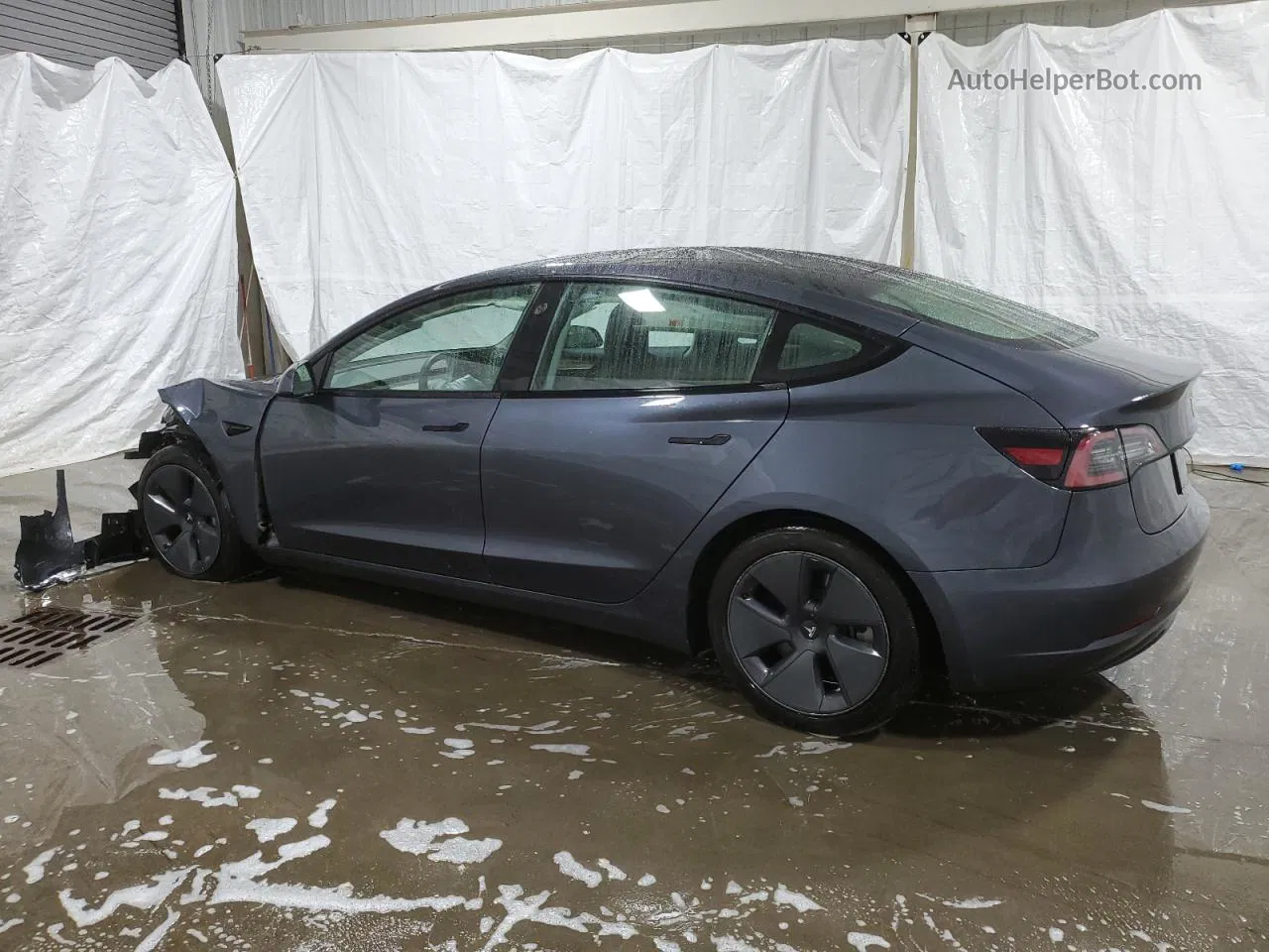 2022 Tesla Model 3  Charcoal vin: 5YJ3E1EA4NF288829