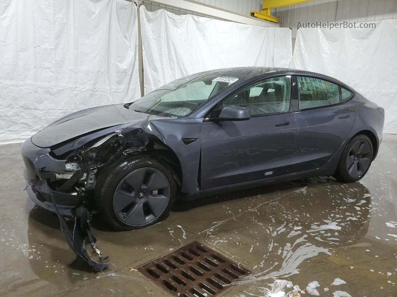 2022 Tesla Model 3  Charcoal vin: 5YJ3E1EA4NF288829