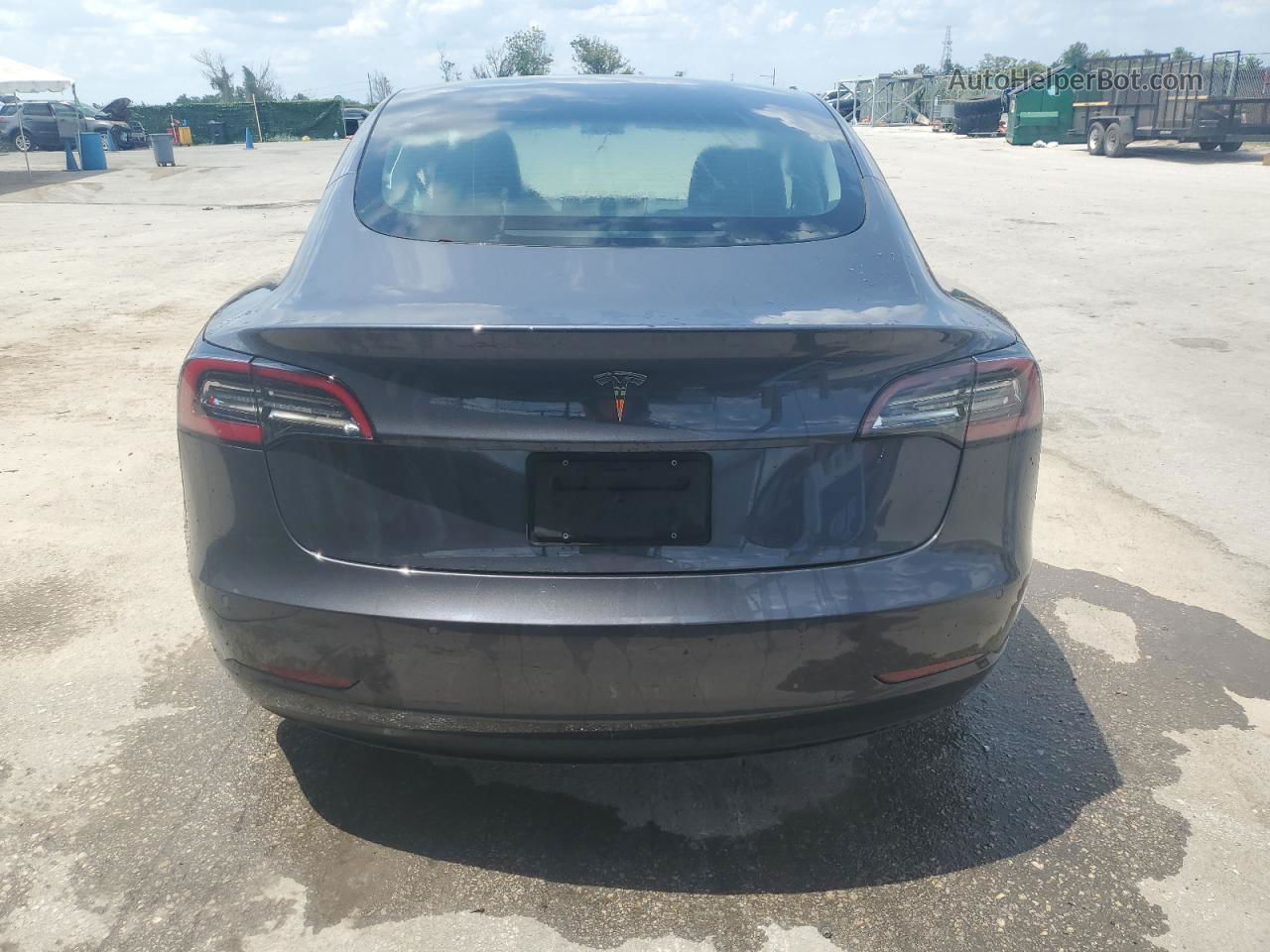 2022 Tesla Model 3  Gray vin: 5YJ3E1EA4NF371225