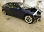 2022 Tesla Model 3  Blue vin: 5YJ3E1EA4NF371922