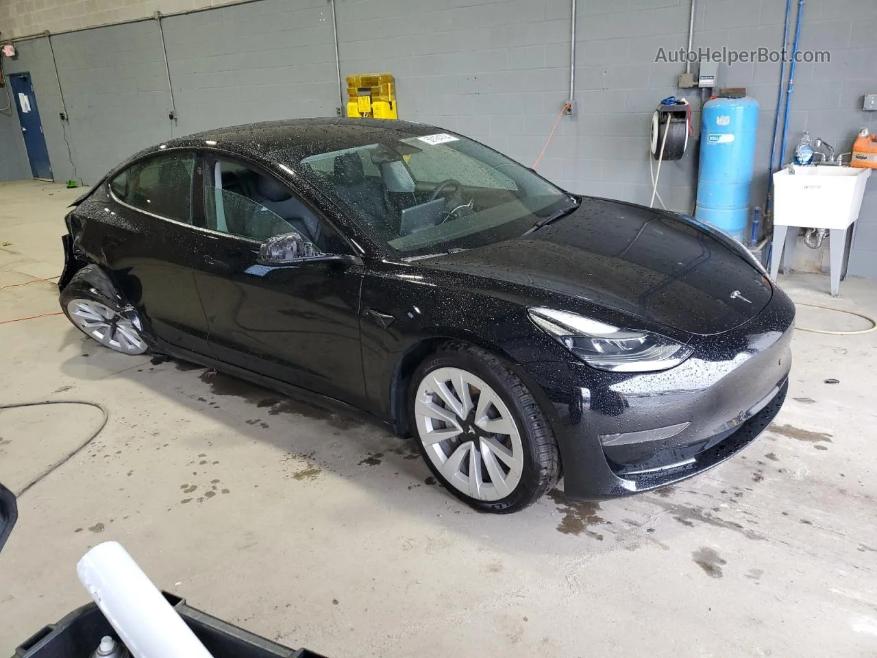 2022 Tesla Model 3  Black vin: 5YJ3E1EA4NF372391