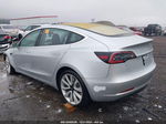 2018 Tesla Model 3 Long Range/mid Range Silver vin: 5YJ3E1EA5JF015344