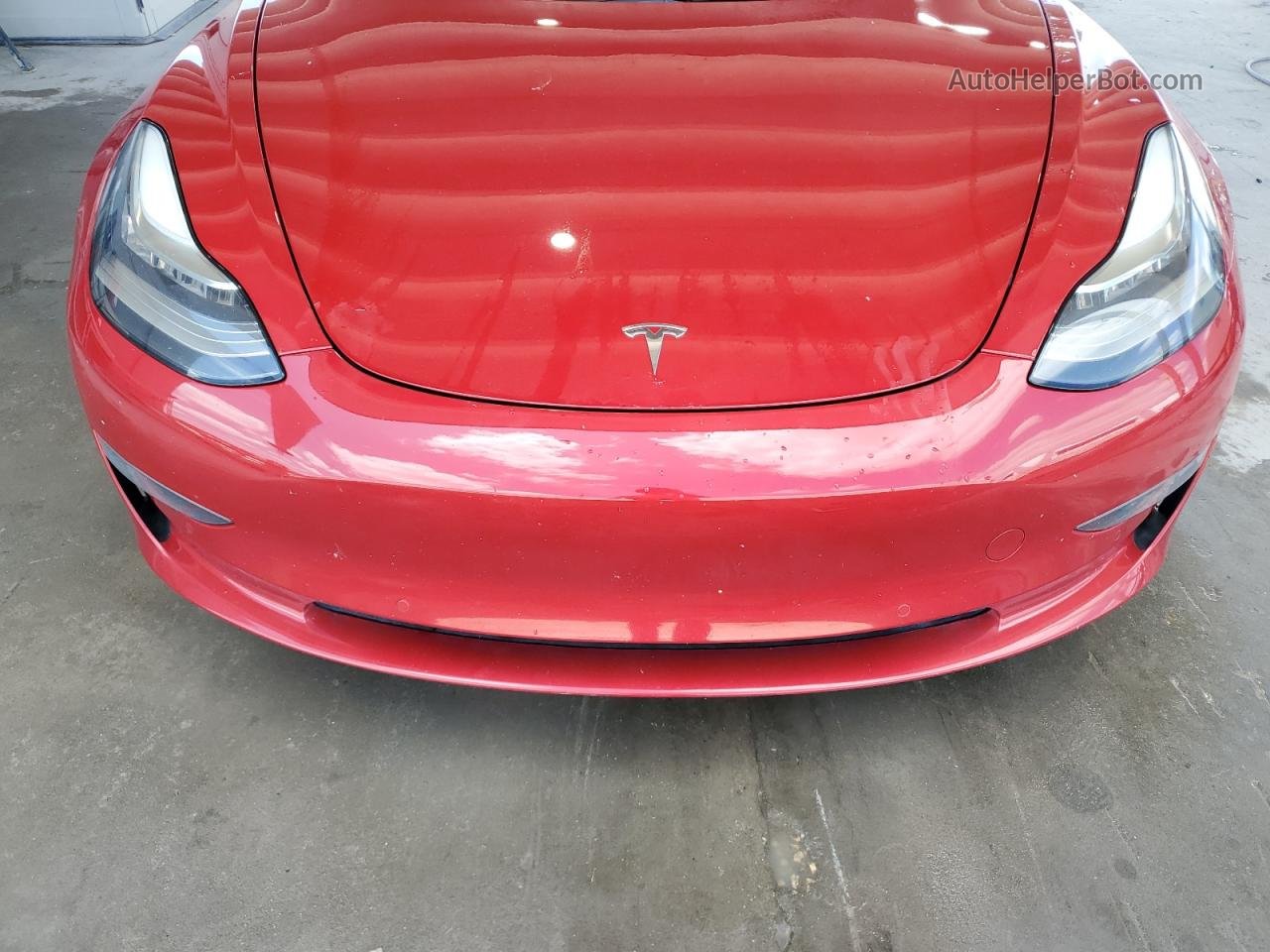2018 Tesla Model 3  Red vin: 5YJ3E1EA5JF015425