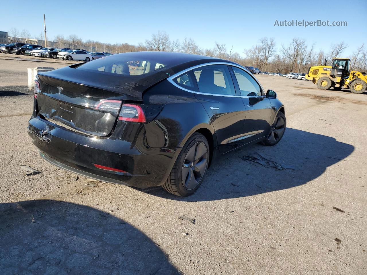 2018 Tesla Model 3  Black vin: 5YJ3E1EA5JF015943