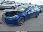 2018 Tesla Model 3   Синий vin: 5YJ3E1EA5JF032564