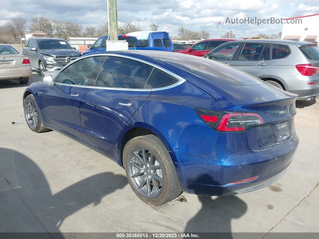 2018 Tesla Model 3   Синий vin: 5YJ3E1EA5JF032564