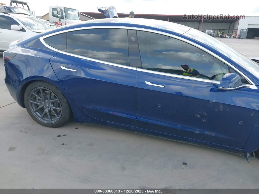 2018 Tesla Model 3   Синий vin: 5YJ3E1EA5JF032564