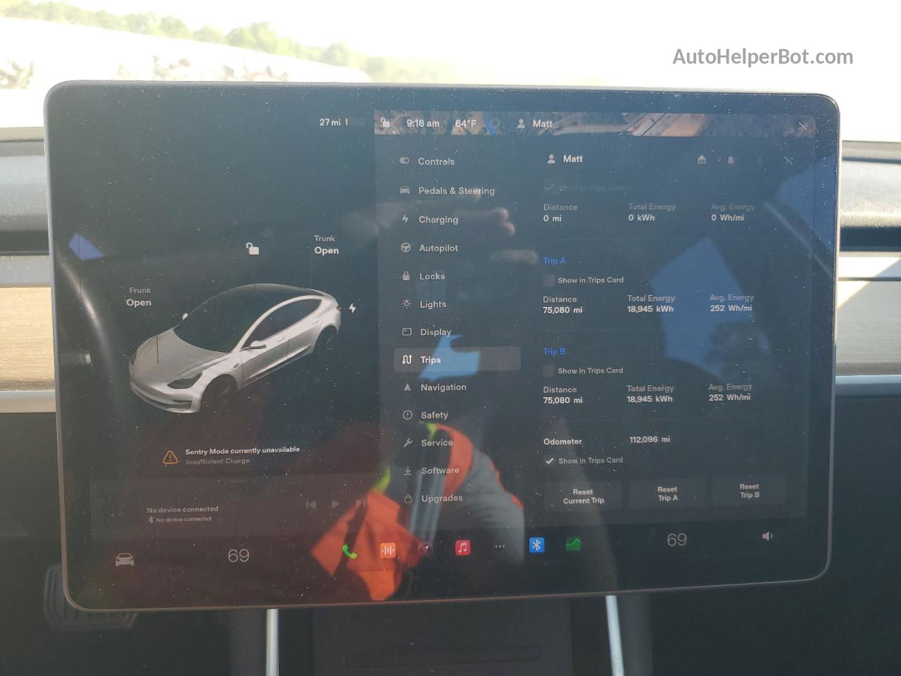 2018 Tesla Model 3  White vin: 5YJ3E1EA5JF035223