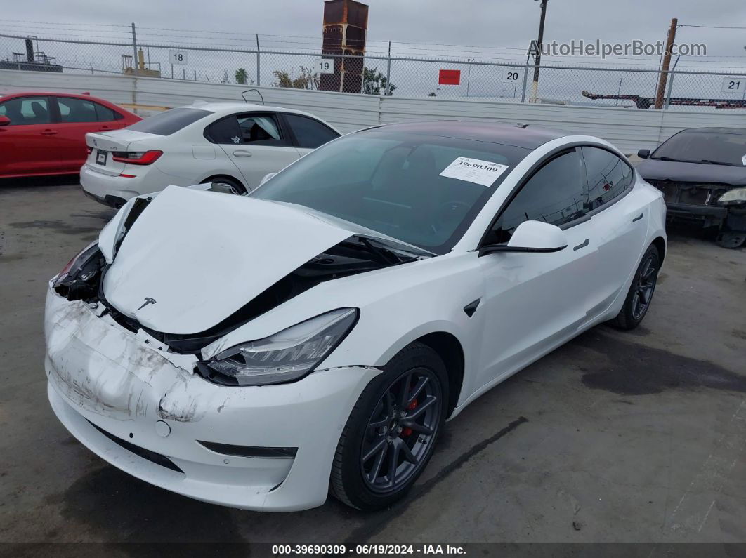 2018 Tesla Model 3 Long Range/mid Range Белый vin: 5YJ3E1EA5JF044343