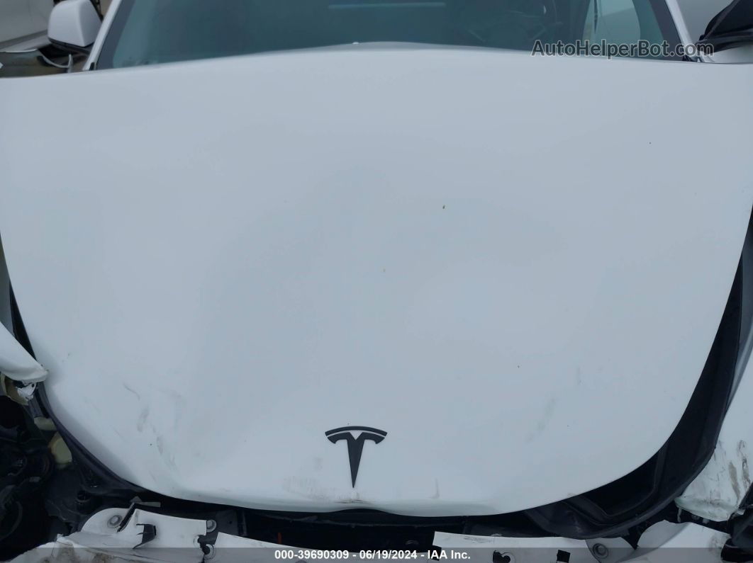 2018 Tesla Model 3 Long Range/mid Range White vin: 5YJ3E1EA5JF044343