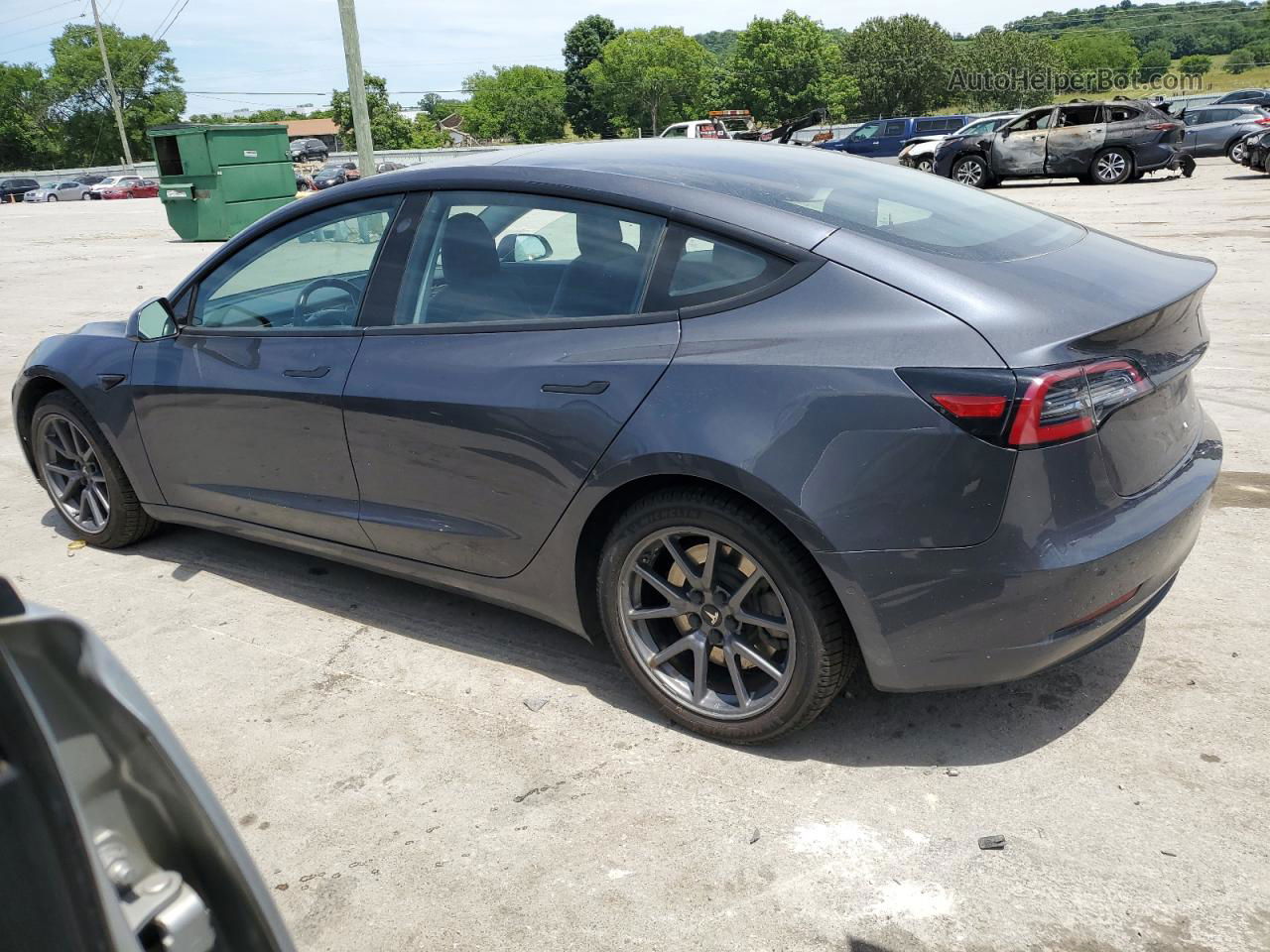 2018 Tesla Model 3  Gray vin: 5YJ3E1EA5JF049378