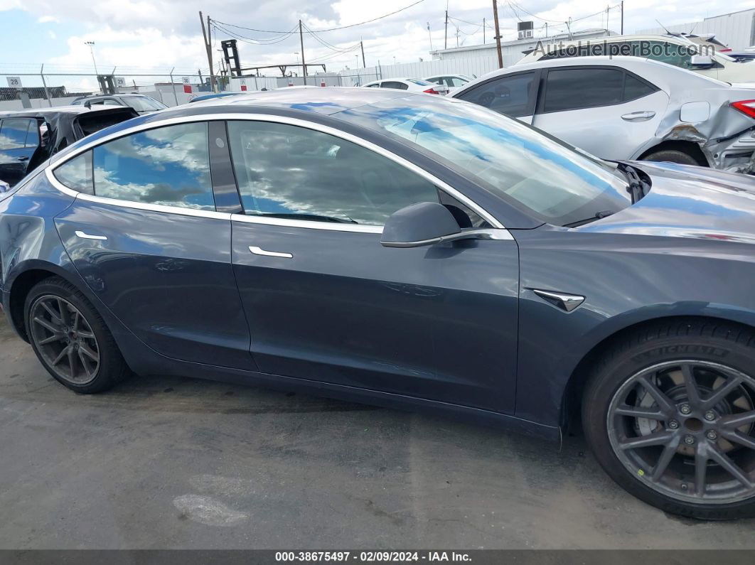 2018 Tesla Model 3 Long Range/mid Range Gray vin: 5YJ3E1EA5JF056749