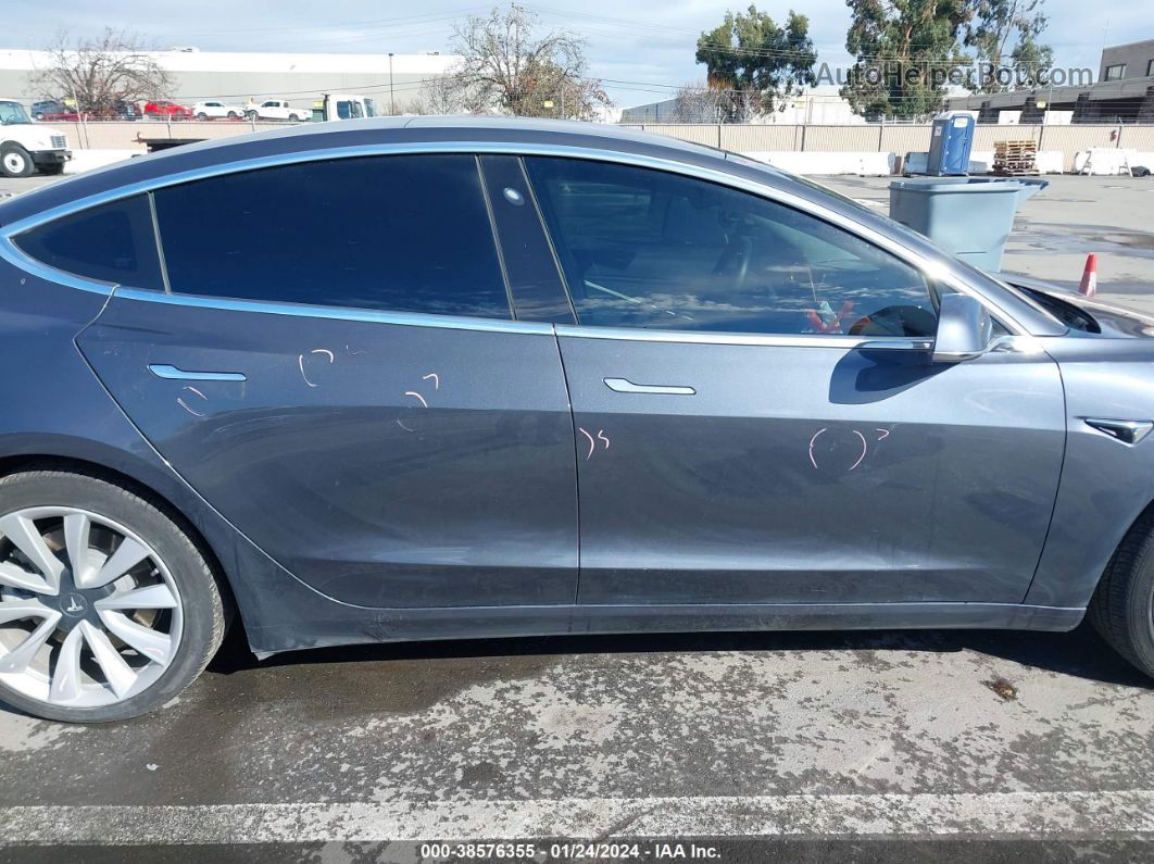 2018 Tesla Model 3 Long Range/mid Range Gray vin: 5YJ3E1EA5JF059585