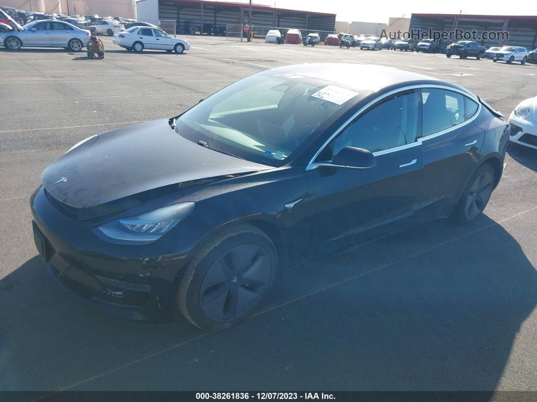 2018 Tesla Model 3 Mid Range/long Range Black vin: 5YJ3E1EA5JF152252