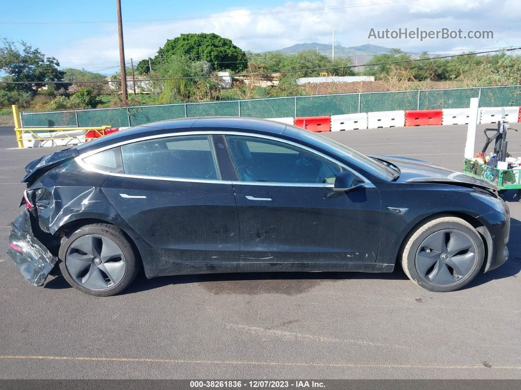 2018 Tesla Model 3 Mid Range/long Range Black vin: 5YJ3E1EA5JF152252