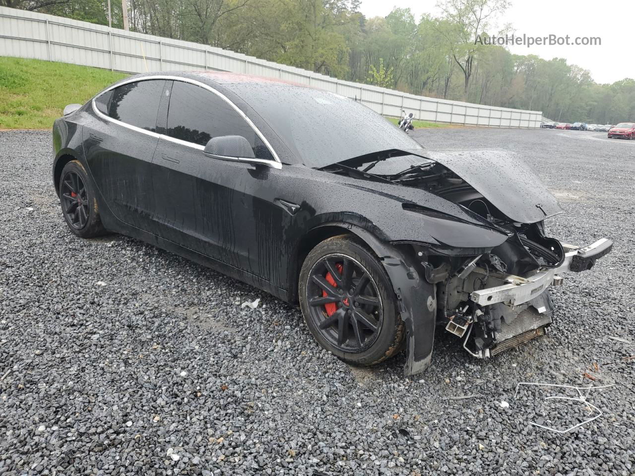 2018 Tesla Model 3  Black vin: 5YJ3E1EA5JF155281