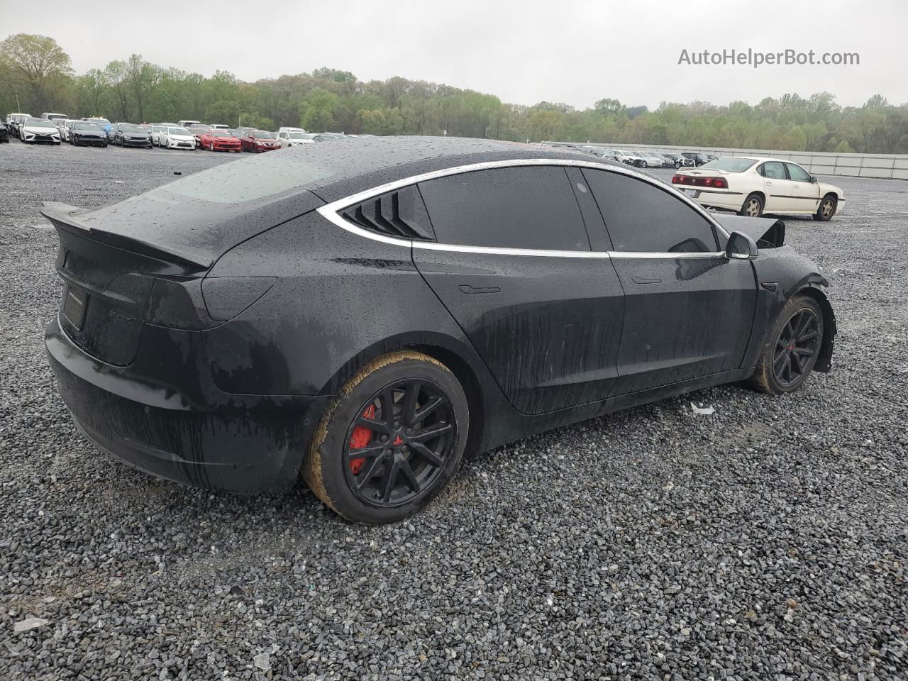 2018 Tesla Model 3  Black vin: 5YJ3E1EA5JF155281