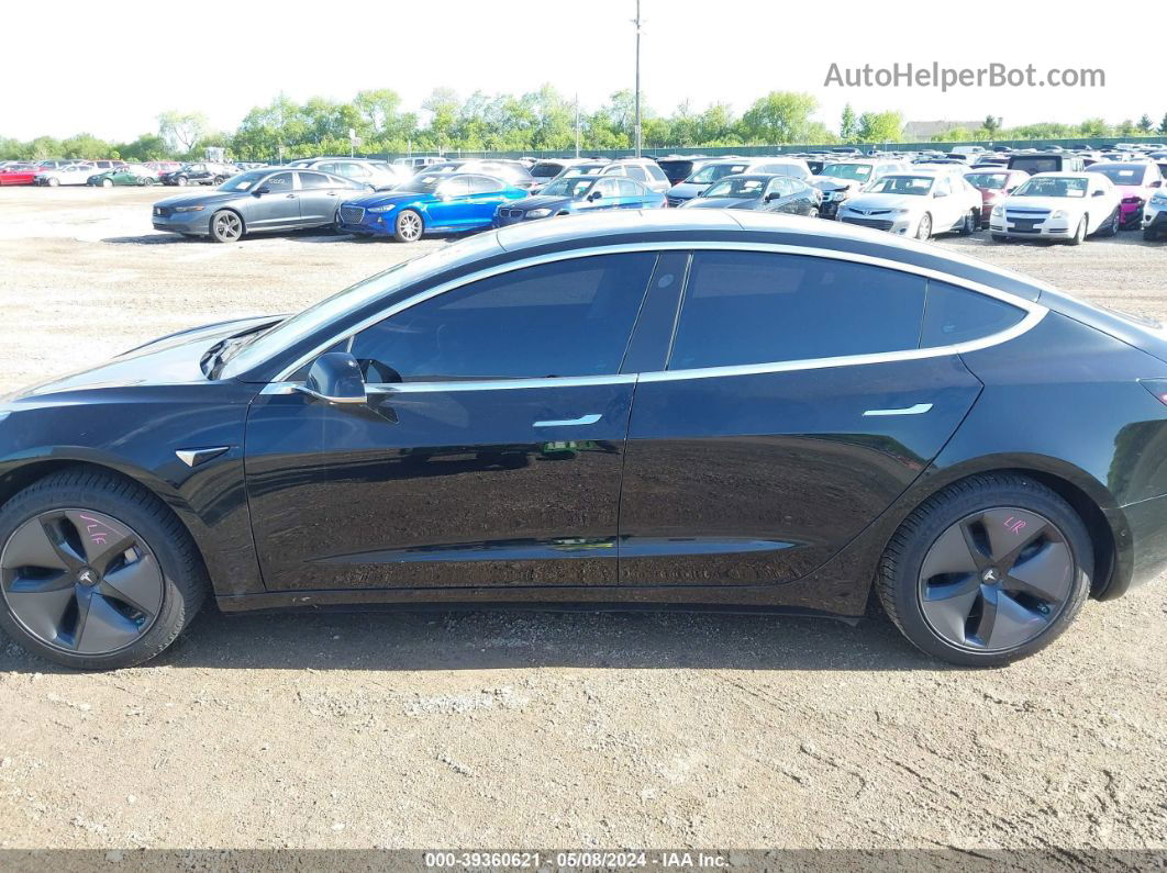 2018 Tesla Model 3 Long Range/mid Range Black vin: 5YJ3E1EA5JF156804