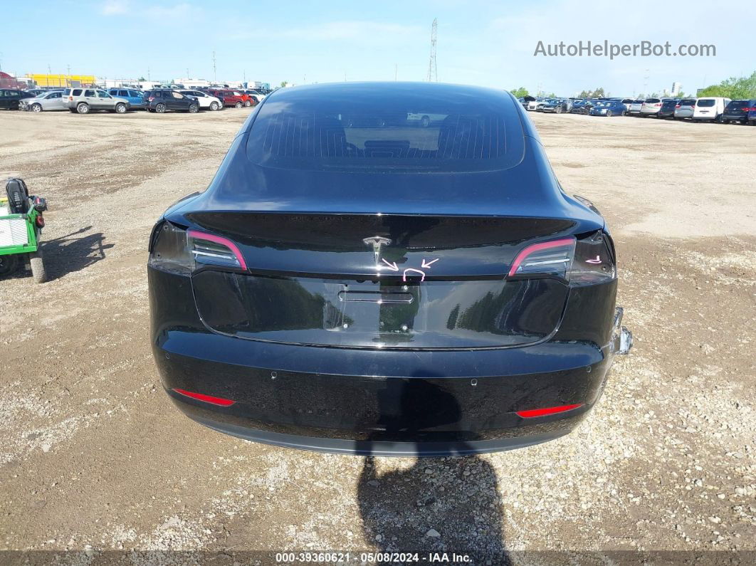 2018 Tesla Model 3 Long Range/mid Range Black vin: 5YJ3E1EA5JF156804