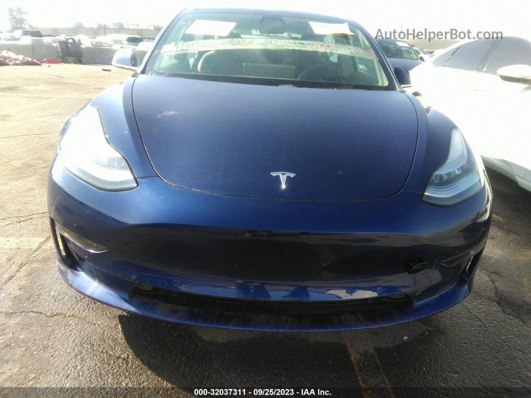 2019 Tesla Model 3 Range Blue vin: 5YJ3E1EA5KF190372