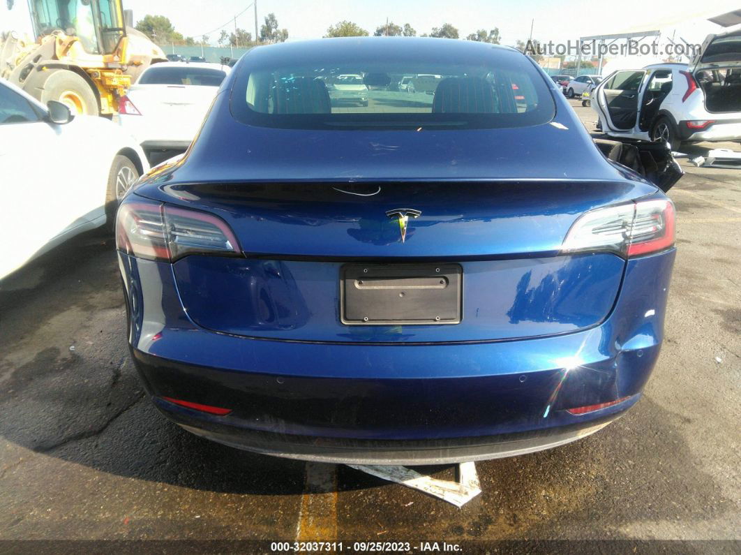 2019 Tesla Model 3 Range Синий vin: 5YJ3E1EA5KF190372