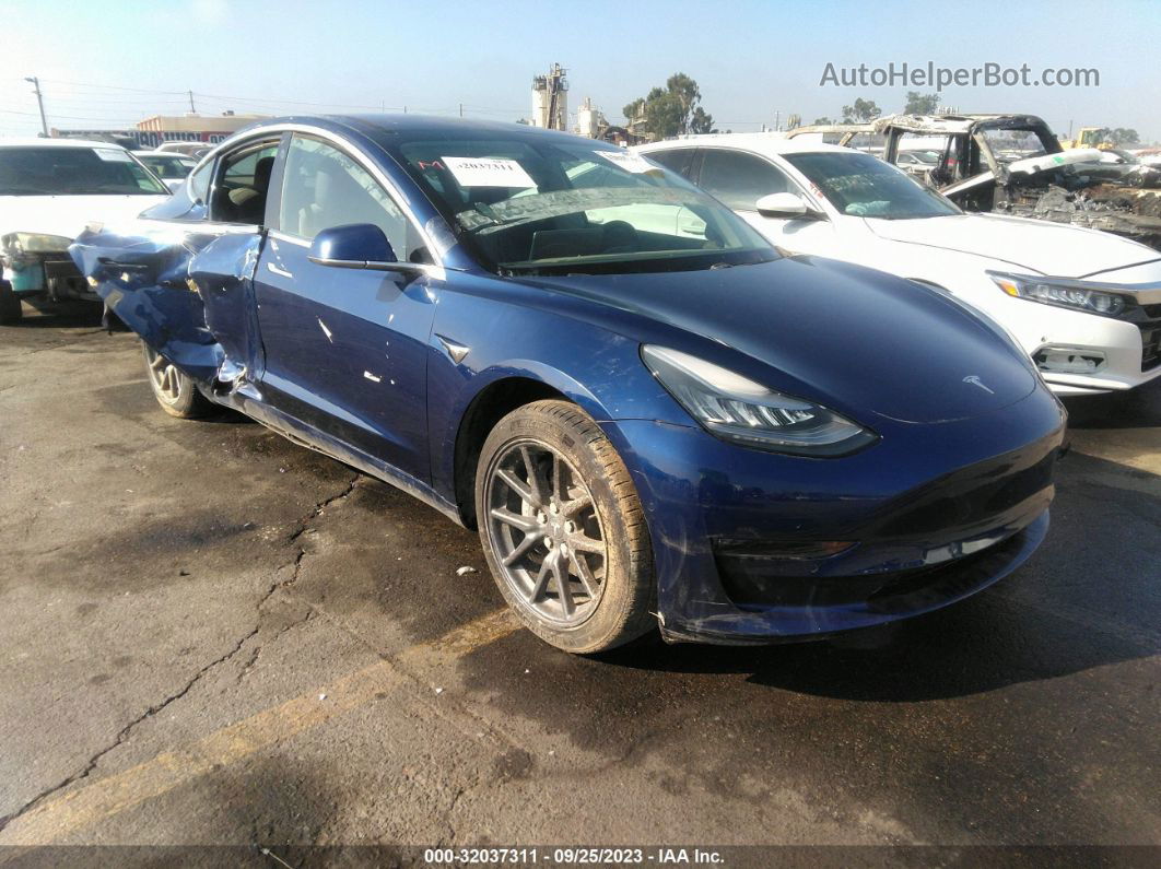 2019 Tesla Model 3 Range Blue vin: 5YJ3E1EA5KF190372