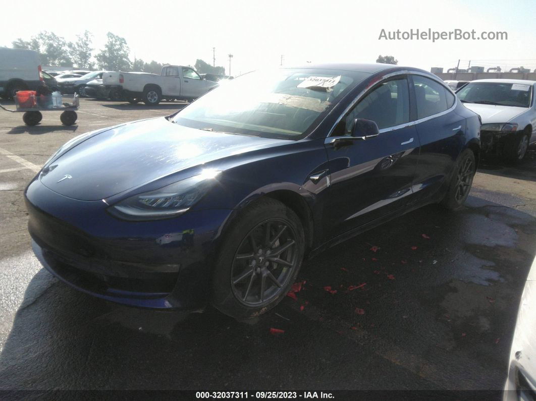 2019 Tesla Model 3 Range Синий vin: 5YJ3E1EA5KF190372