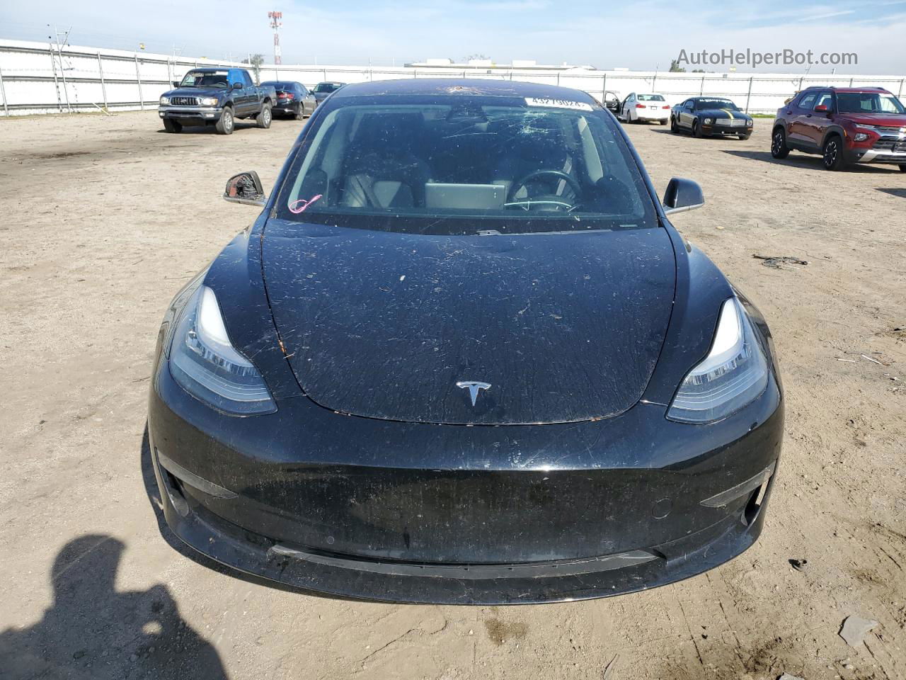 2019 Tesla Model 3  Black vin: 5YJ3E1EA5KF198763