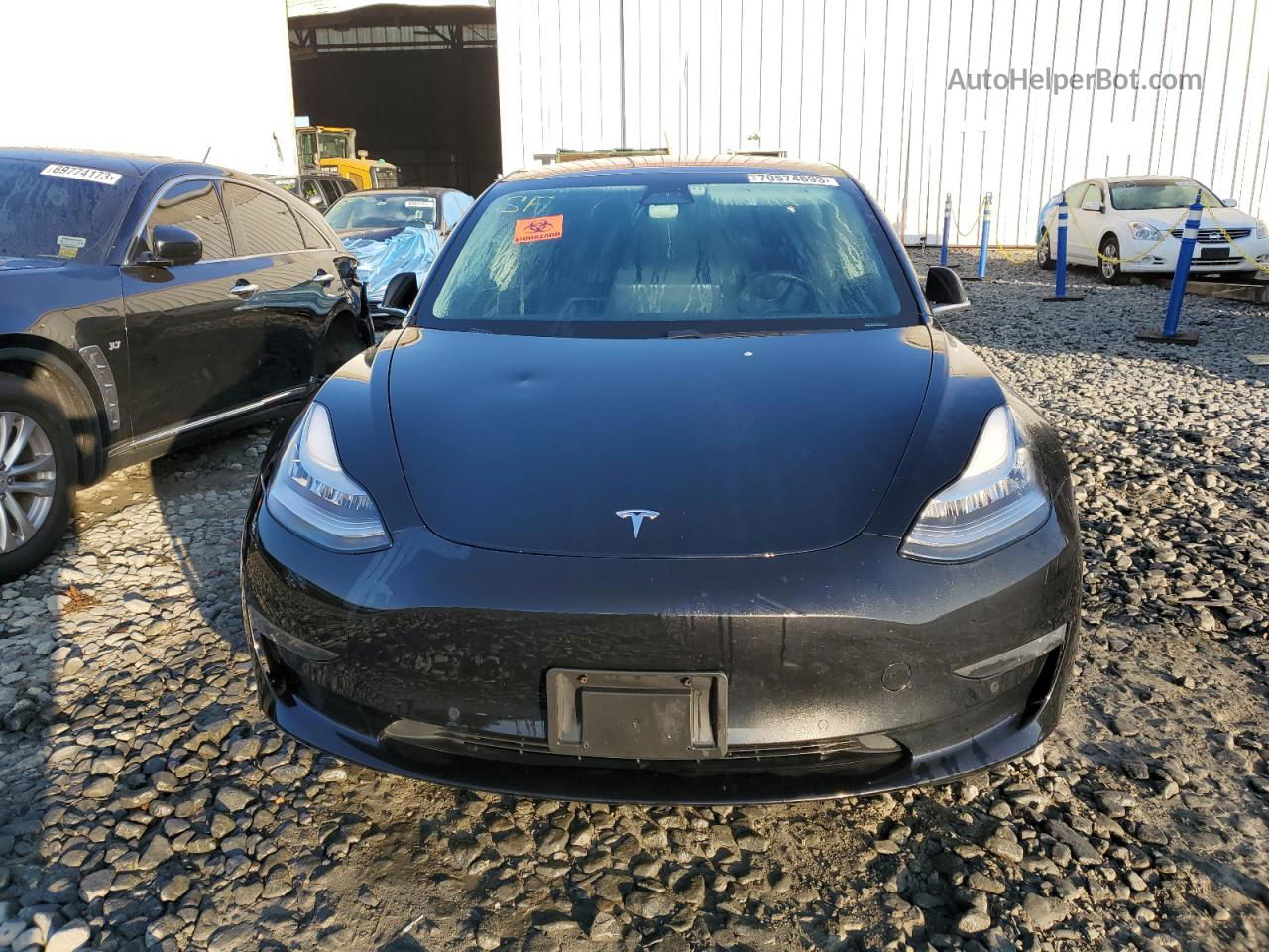 2019 Tesla Model 3  Черный vin: 5YJ3E1EA5KF296868