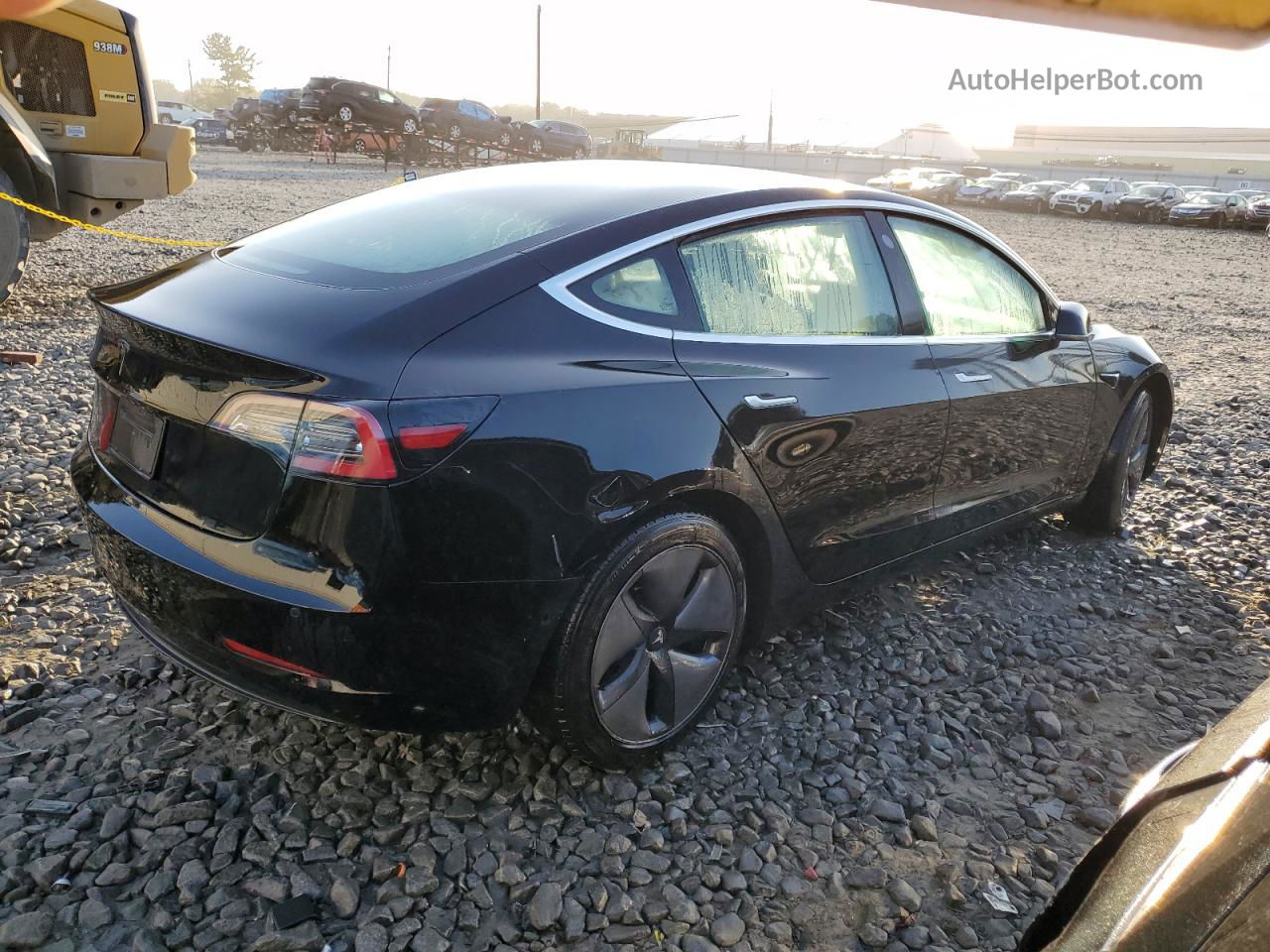 2019 Tesla Model 3  Black vin: 5YJ3E1EA5KF296868