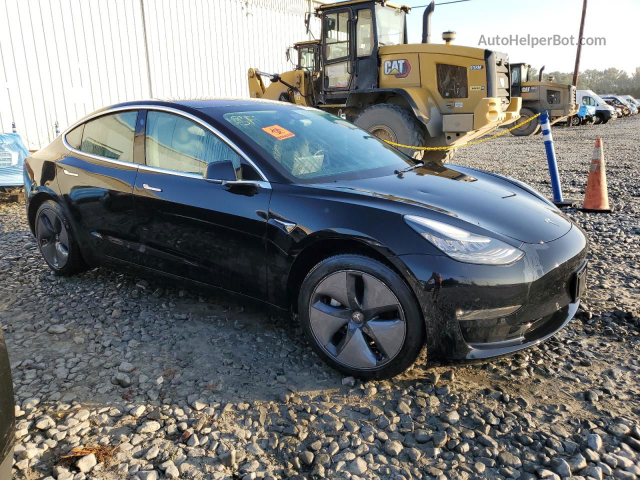 2019 Tesla Model 3  Black vin: 5YJ3E1EA5KF296868