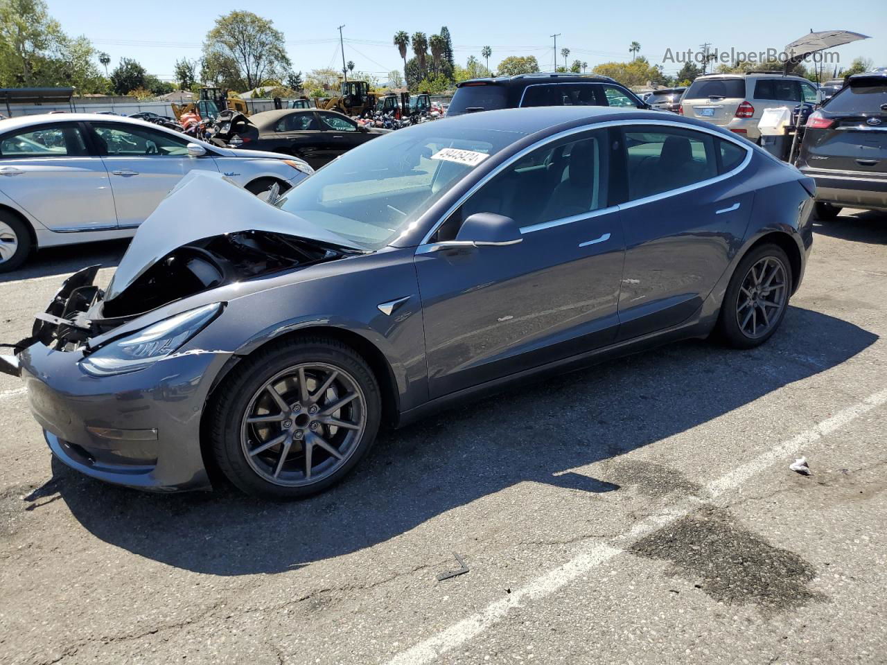 2019 Tesla Model 3  Black vin: 5YJ3E1EA5KF298703