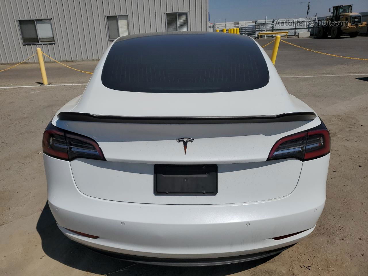 2019 Tesla Model 3  White vin: 5YJ3E1EA5KF300269