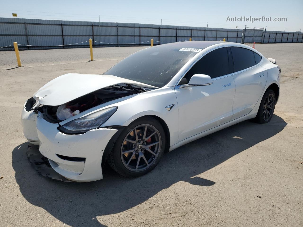 2019 Tesla Model 3  White vin: 5YJ3E1EA5KF300269