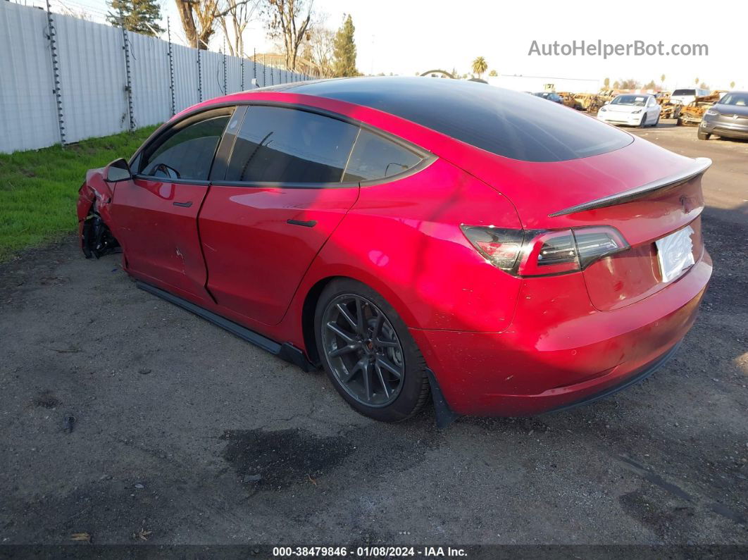 2019 Tesla Model 3 Long Range/mid Range/standard Range/standard Range Plus Red vin: 5YJ3E1EA5KF301891