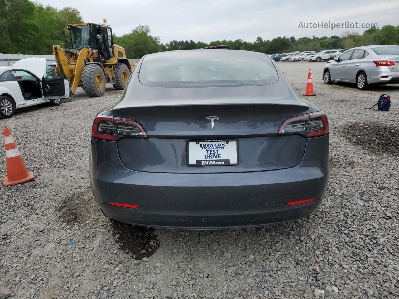 2019 Tesla Model 3  Синий vin: 5YJ3E1EA5KF308341