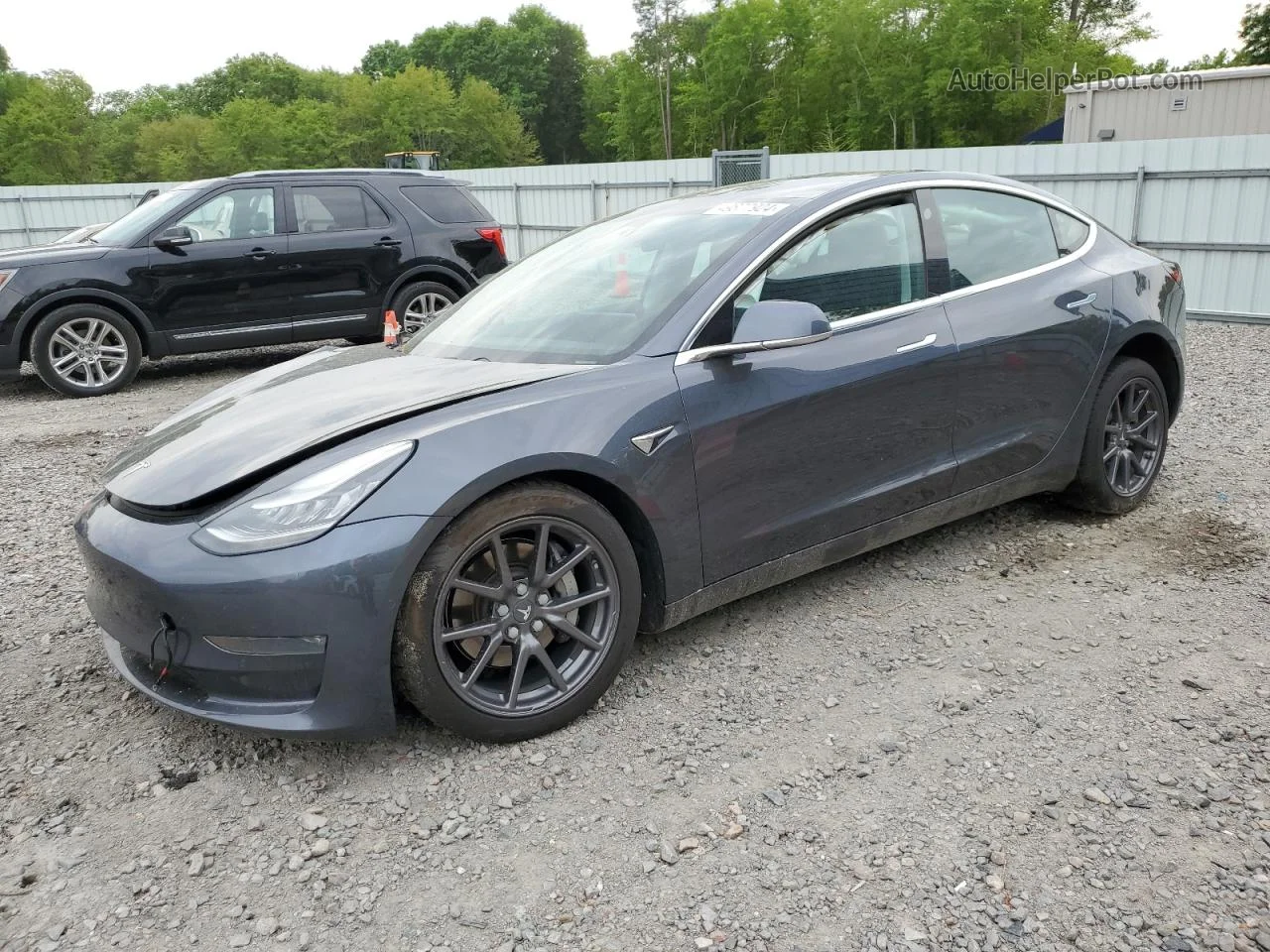2019 Tesla Model 3  Синий vin: 5YJ3E1EA5KF308341