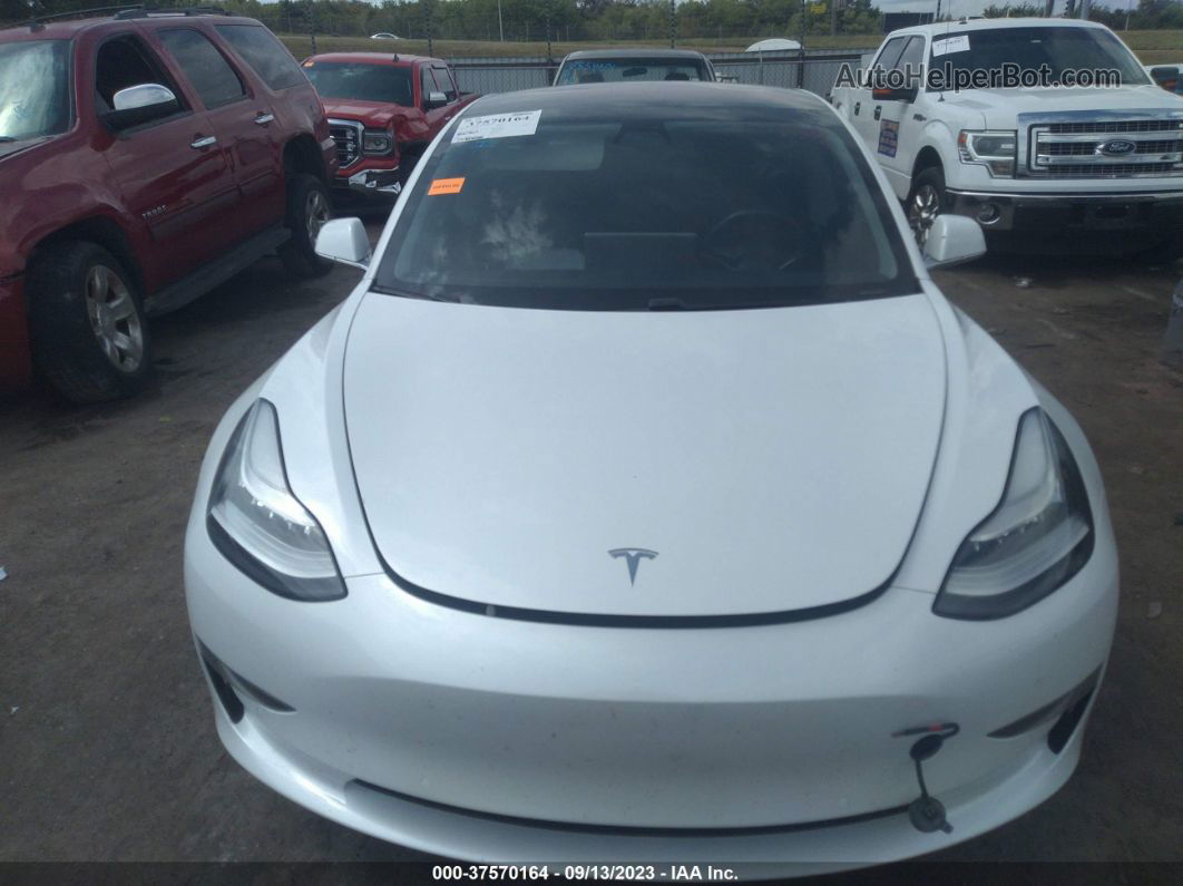 2019 Tesla Model 3 Mid Range/standard Range/standard Range Plus/long Range White vin: 5YJ3E1EA5KF309957