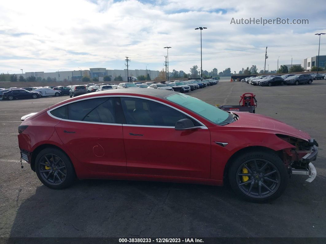 2019 Tesla Model 3 Long Range/mid Range/standard Range/standard Range Plus Red vin: 5YJ3E1EA5KF312261