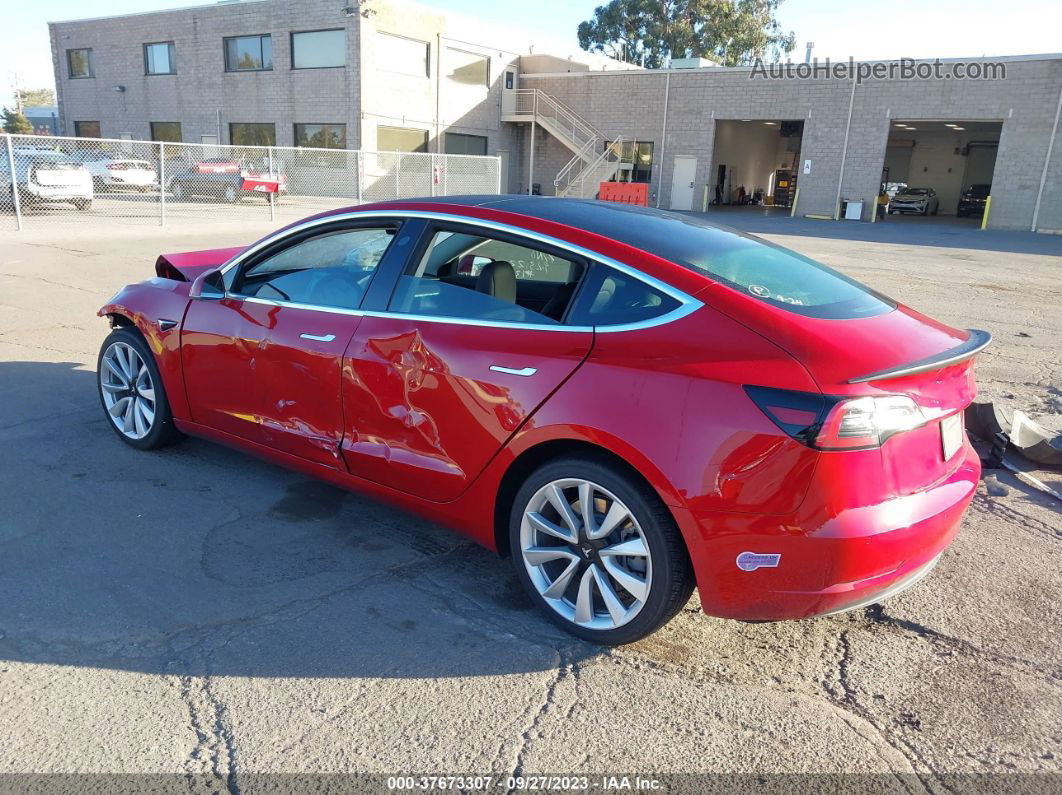 2019 Tesla Model 3 Range Red vin: 5YJ3E1EA5KF314530