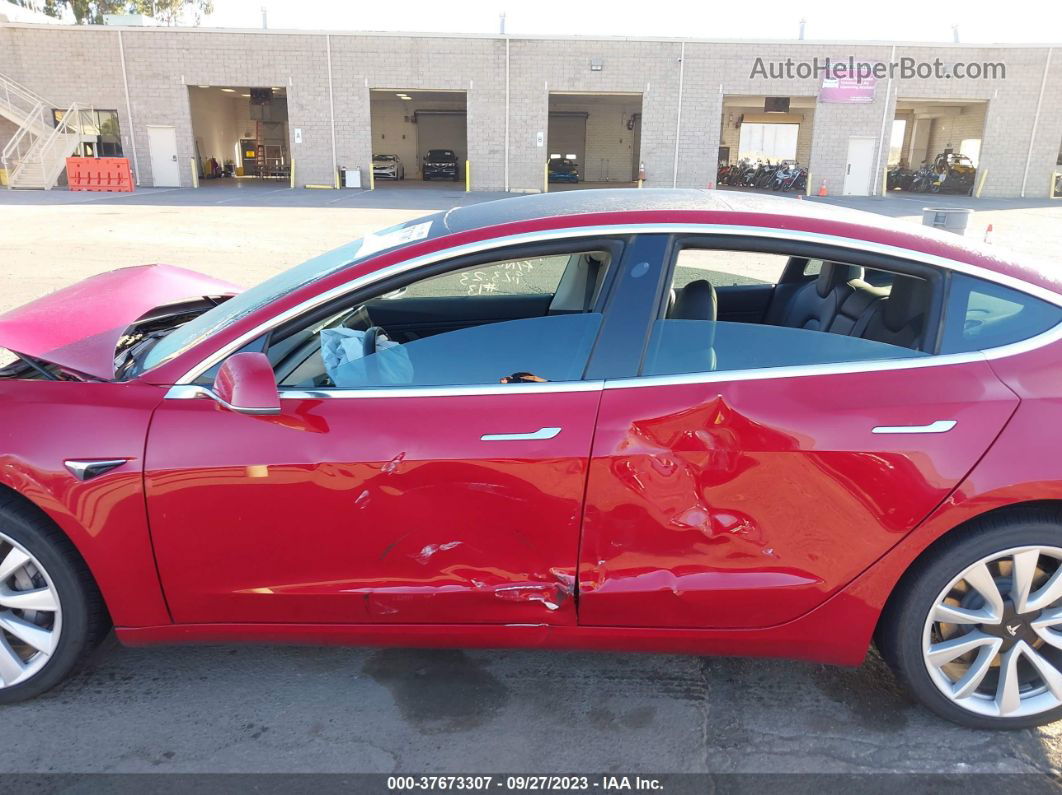 2019 Tesla Model 3 Range Red vin: 5YJ3E1EA5KF314530