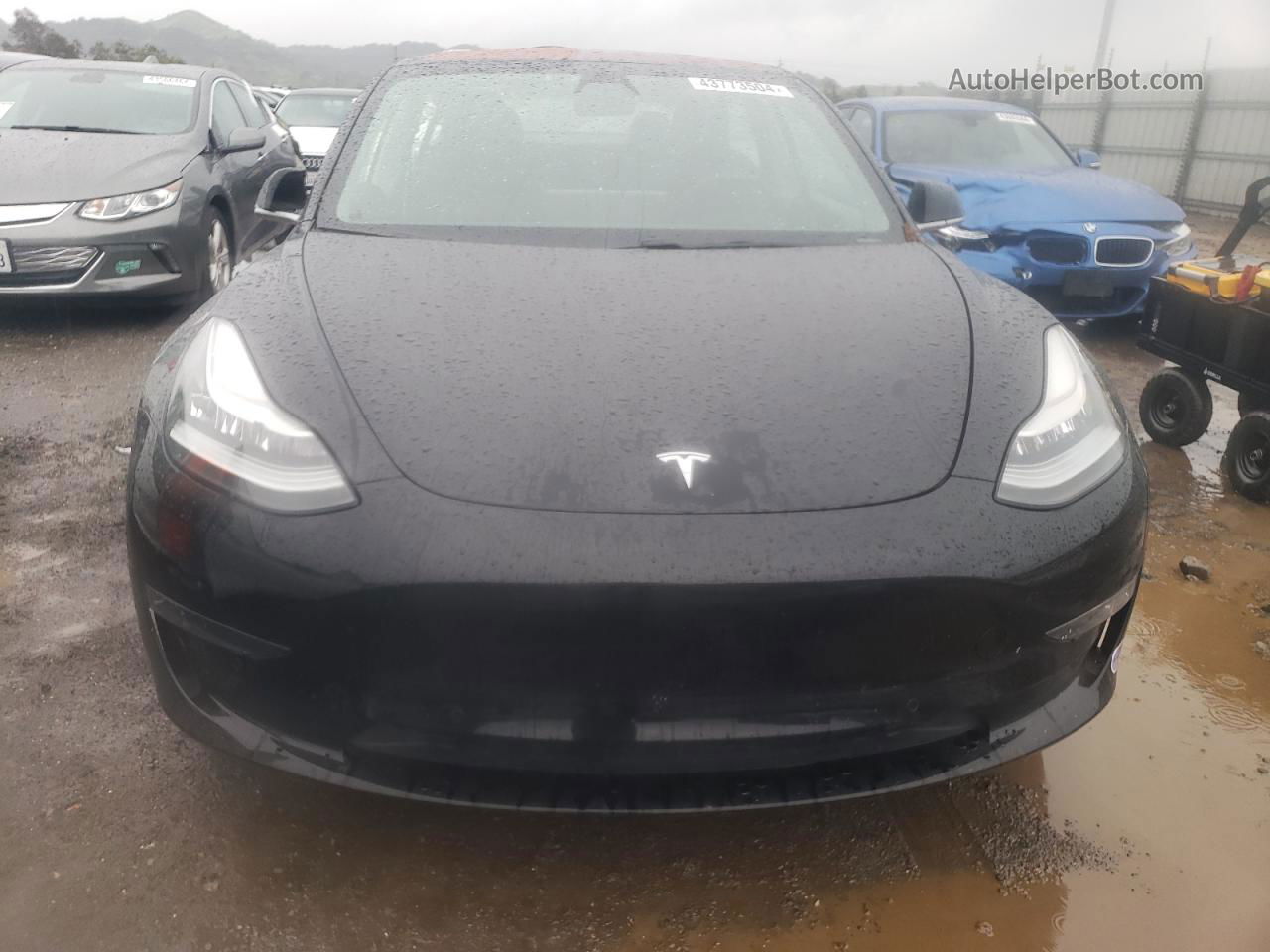 2019 Tesla Model 3  Black vin: 5YJ3E1EA5KF314673