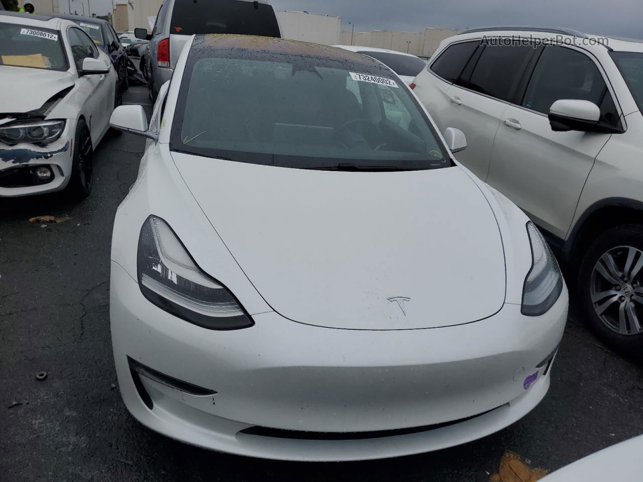 2019 Tesla Model 3  Белый vin: 5YJ3E1EA5KF326600