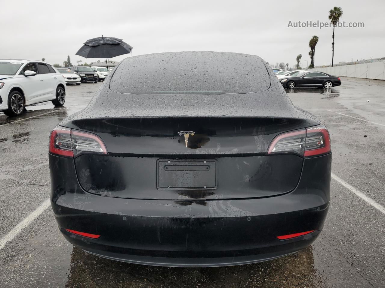 2019 Tesla Model 3  Черный vin: 5YJ3E1EA5KF395495