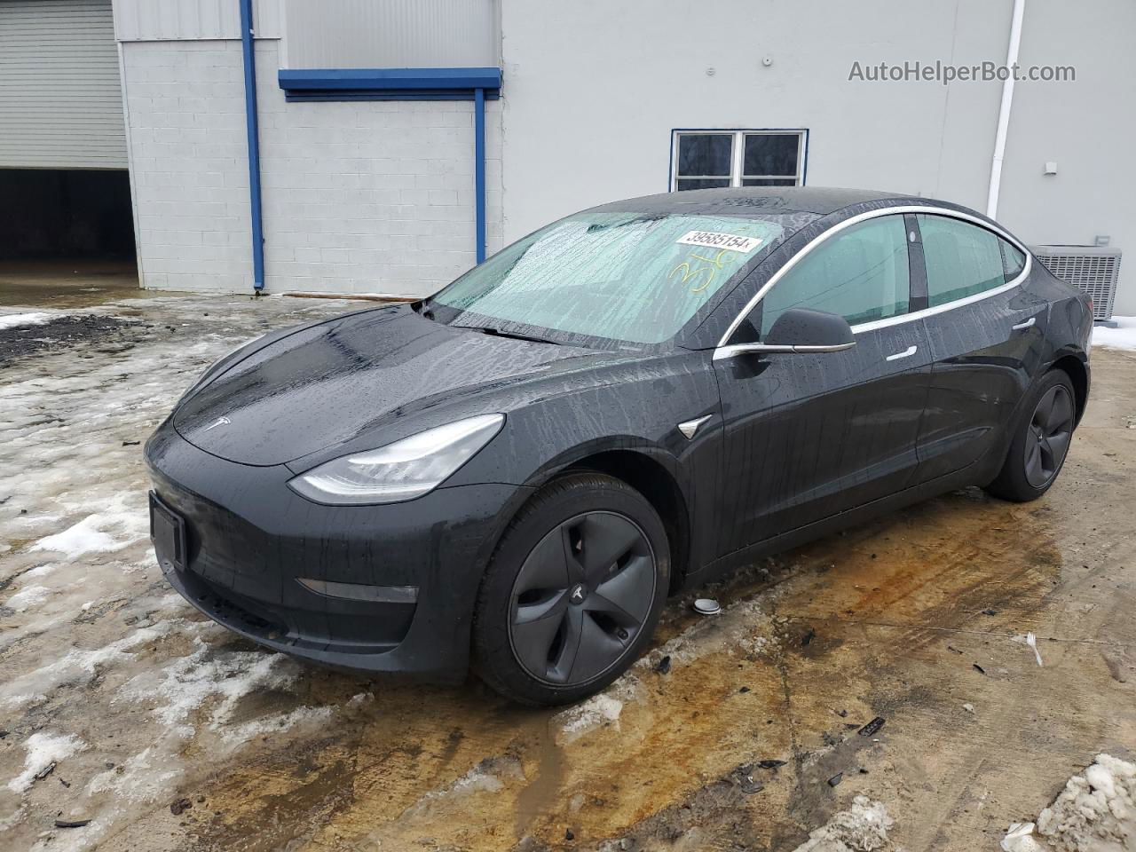 2019 Tesla Model 3  Black vin: 5YJ3E1EA5KF395917