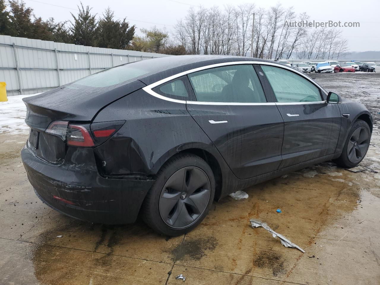 2019 Tesla Model 3  Black vin: 5YJ3E1EA5KF395917