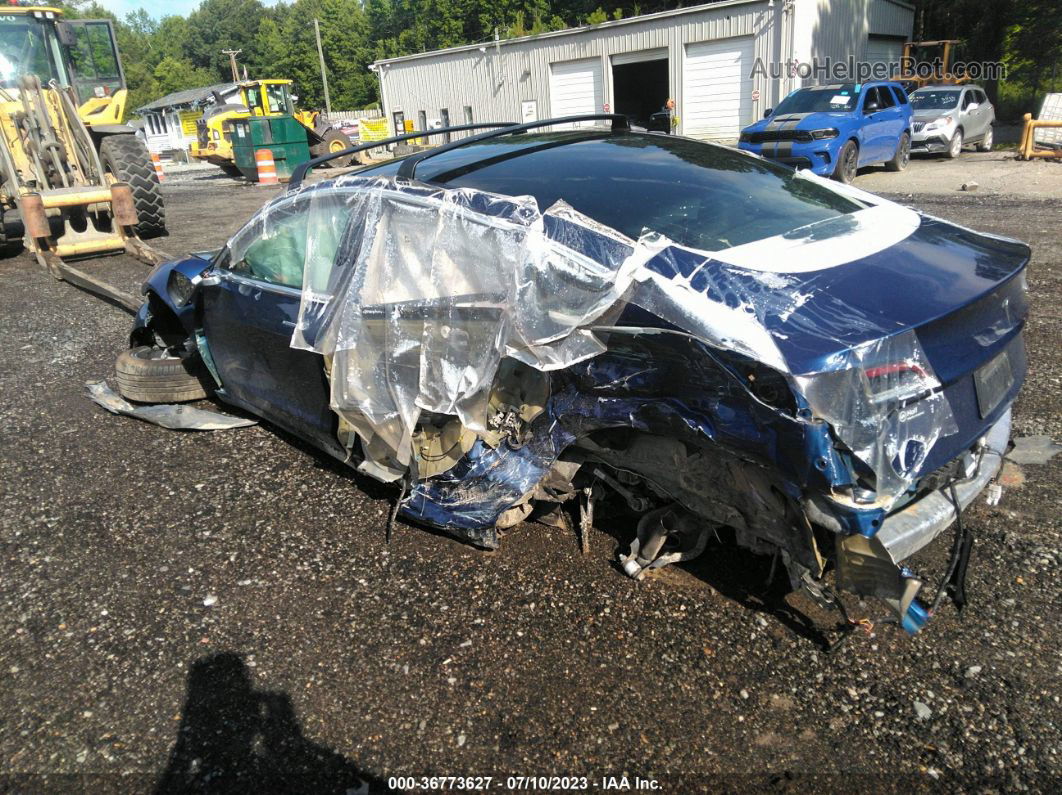 2019 Tesla Model 3 Range Blue vin: 5YJ3E1EA5KF400923