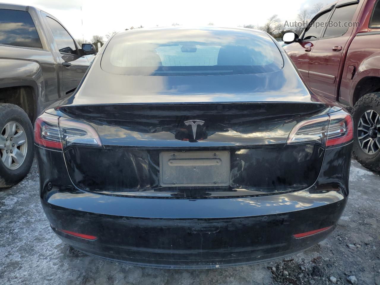 2019 Tesla Model 3  Black vin: 5YJ3E1EA5KF401876