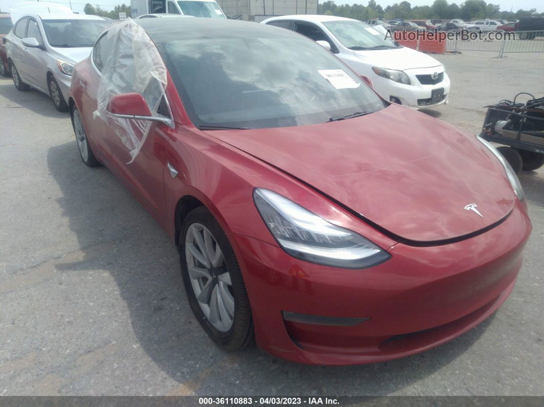 2019 Tesla Model 3 Range Red vin: 5YJ3E1EA5KF402087