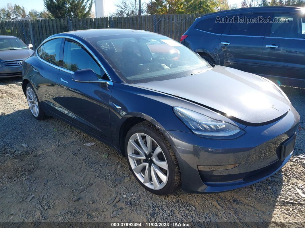 2019 Tesla Model 3 Long Range Gray vin: 5YJ3E1EA5KF412683